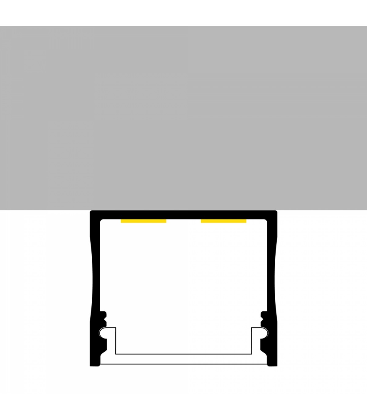 Perfil Aluminio SUMO Superficie -2 Metros-