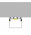 Perfil Aluminio CUBIK Superficie/Colgante -2 Metros-