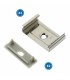 Pack 2 Tapones y 2 Grapas Para Perfil Lm3775