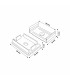 Pack 2 Tapones y 2 Grapas Para Perfil Lm3779