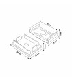 Pack 2 Tapones y 2 Grapas Para Perfil Lm3779