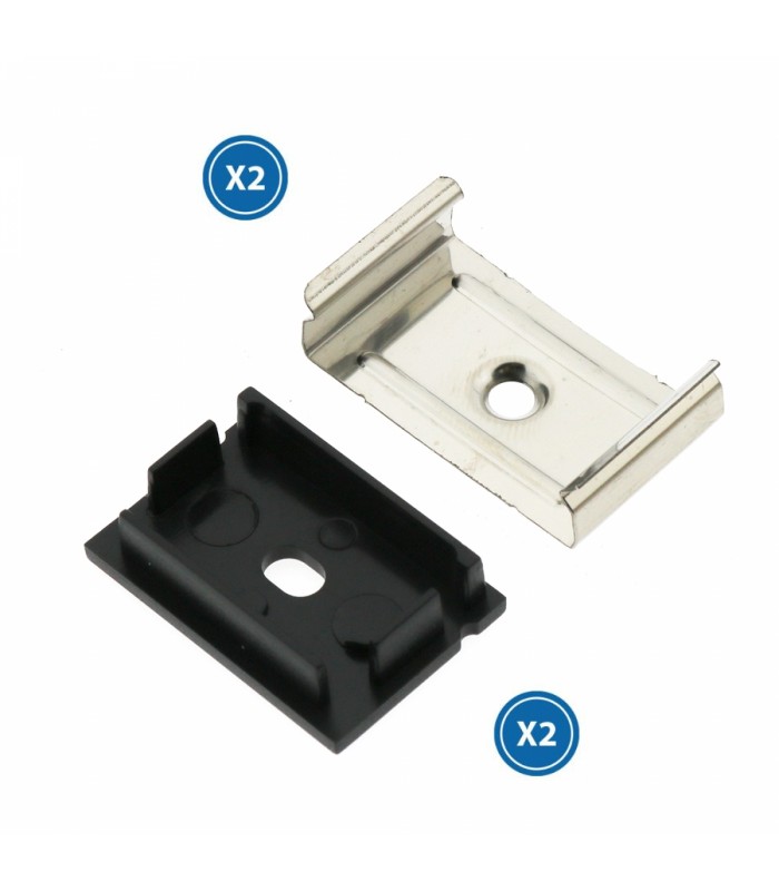 Pack 2 Tapones y 2 Grapas Para Perfil Lm3778