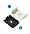 Pack 2 Tapones y 2 Grapas Para Perfil Lm3778