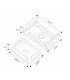 Pack 2 Tapones y 2 Grapas Para Perfil Lm3778