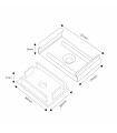 Pack 2 Tapones y 2 Grapas Para Perfil Lm3778