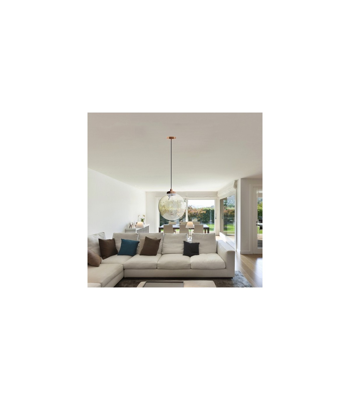 Lámpara de techo LED Laram IP25 2K
