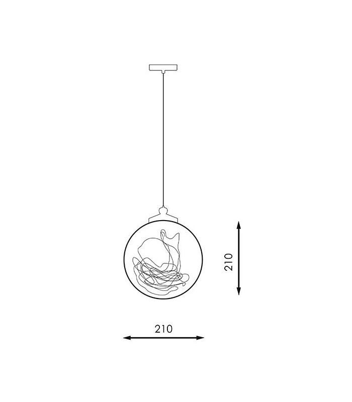 Lámpara de techo LED Laram IP25 2K