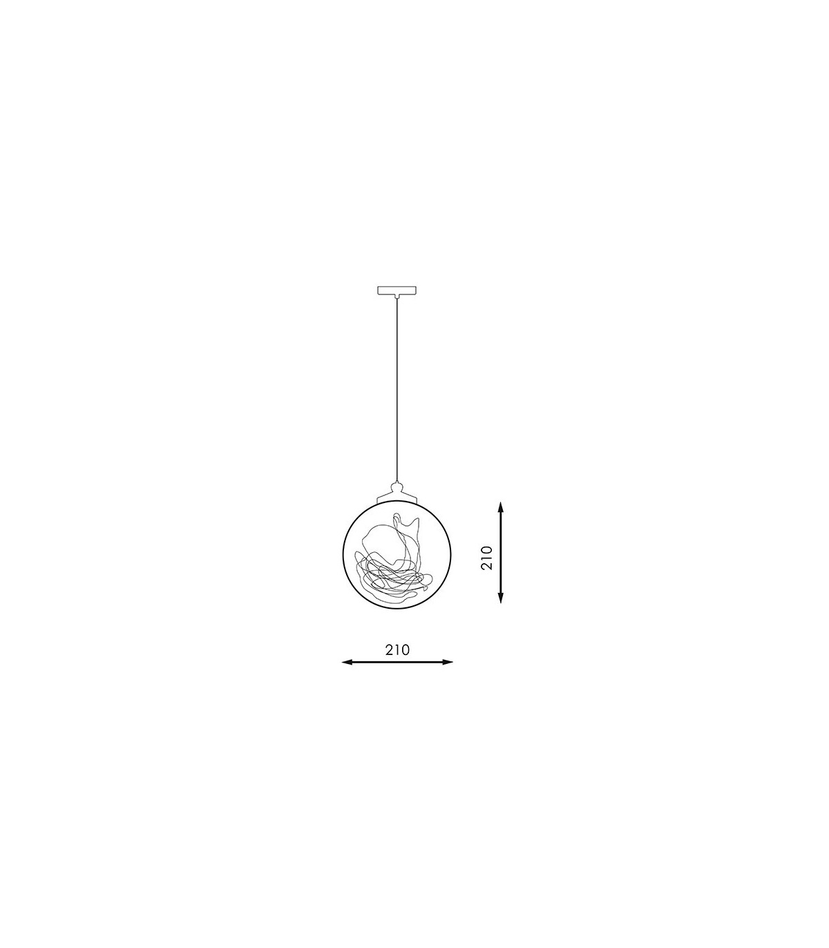 Lámpara de techo LED Laram IP25 2K