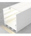 Perfil Aluminio FATE Lacado Blanco Superficie/Colgante -2 Metros-
