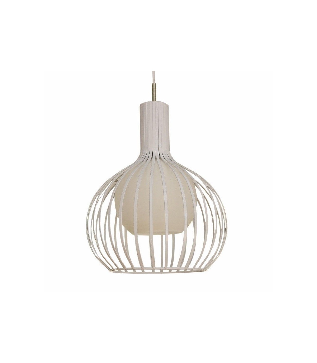 Lámpara de techo Blanca Carol 1xE27 IP20