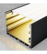 Perfil Aluminio SIXE Lacado Negro Superficie/Colgante -2 Metros-