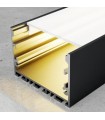 Perfil Aluminio SIXE Lacado Negro Superficie/Colgante -2 Metros-