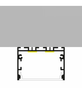 Perfil Aluminio SIXE Lacado Blanco Superficie/Colgante -2 Metros-