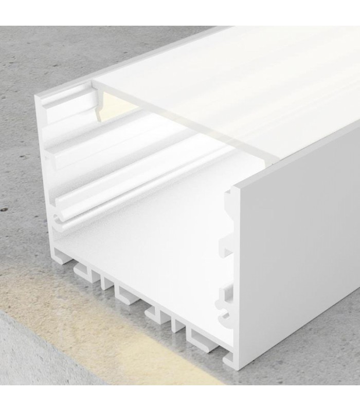 Perfil Aluminio SIXE Lacado Blanco Superficie/Colgante -2 Metros-