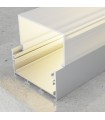 Perfil Aluminio TRAKEN Superficie/Colgante -2 Metros-