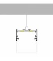 Perfil Aluminio TRAKEN Superficie/Colgante -2 Metros-