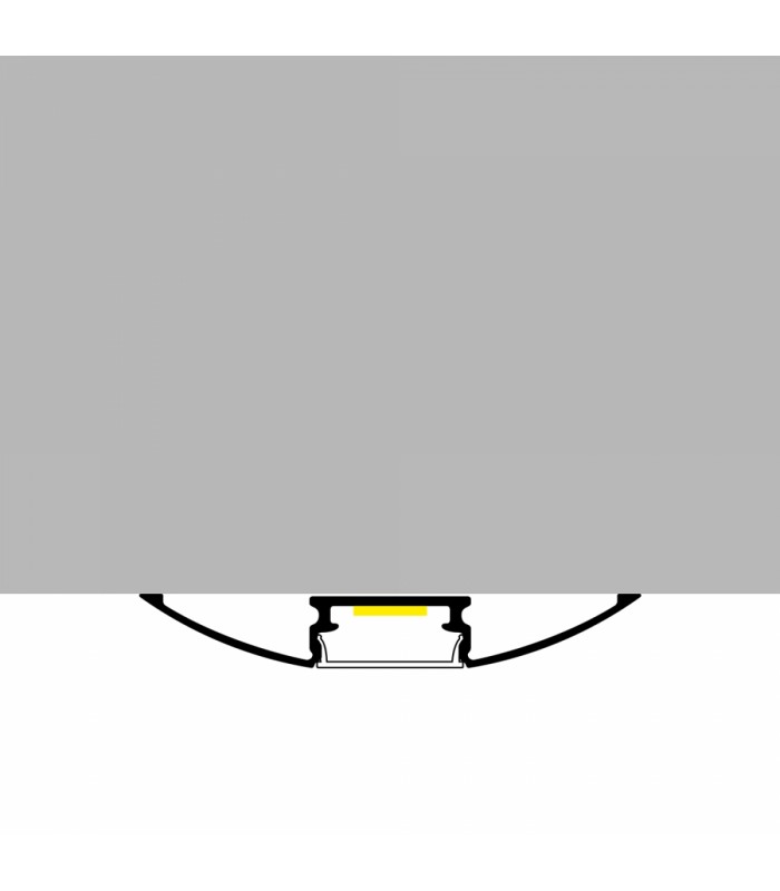 Perfil Aluminio TREND Superficie -2 Metros-