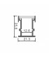 Perfil Aluminio UFEG Suelo Empotrar -2 Metros-