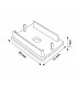 Pack 2 Tapones Para Perfil Lm3815