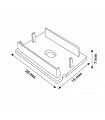 Pack 2 Tapones Para Perfil Lm3815