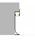 Perfil Aluminio SKA RODAPIE Lacado Negro Empotrar -2 Metros-