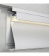 Perfil Aluminio KRUE RODAPIE Empotrar -2 Metros-