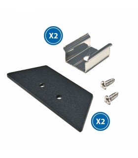 Pack 2 Tapones y 2 Grapas Para Perfil Lm3829