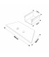 Pack 2 Tapones y 2 Grapas Para Perfil Lm3829