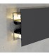 Perfil Aluminio GOTE XL Lacado Negro Superficie Pared -2 Metros-