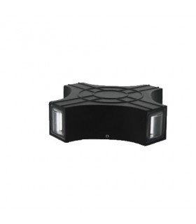 Aplique LED de pared 4x3W 820Lm 36º RGB IP54 Star Black