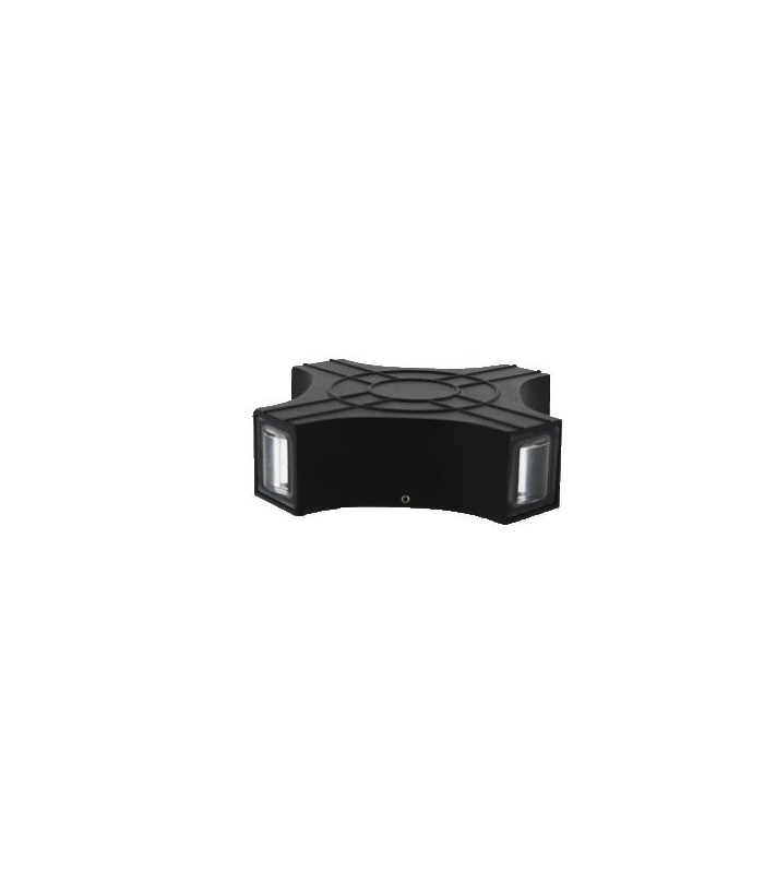 Aplique LED de pared 4x3W 820Lm 36º RGB IP54 Star Black