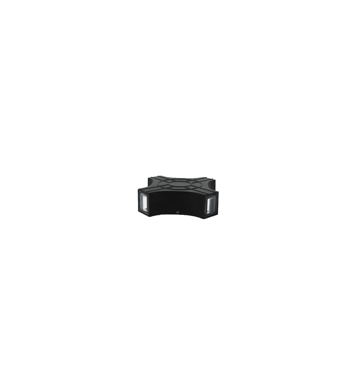 Aplique LED de pared 4x3W 820Lm 36º RGB IP54 Star Black