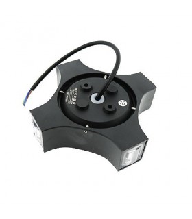 Aplique LED de pared 4x3W 820Lm 36º RGB IP54 Star Black