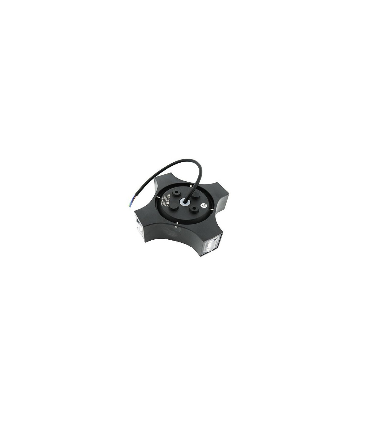 Aplique LED de pared 4x3W 820Lm 36º RGB IP54 Star Black