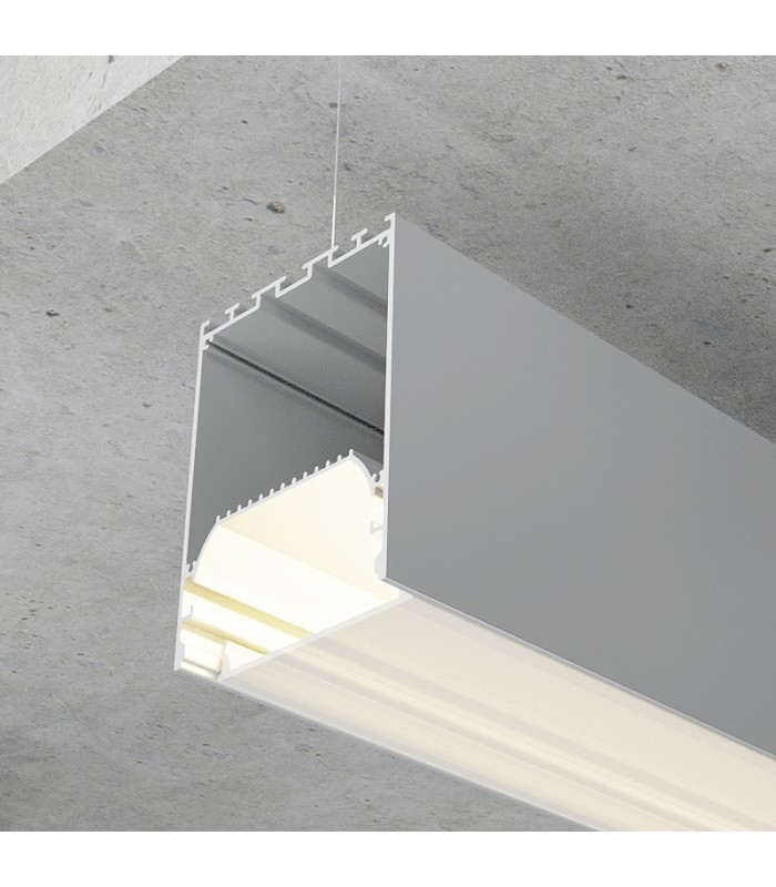 Perfil Aluminio PERY Superficie/Colgante -2 Metros-