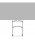Perfil Aluminio PERY Superficie/Colgante -2 Metros-