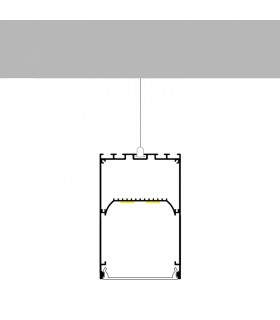 Perfil Aluminio PERY Superficie/Colgante -2 Metros-