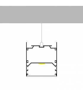 Perfil Aluminio WEF Superficie/Colgante -2 Metros-