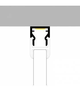 Perfil Aluminio NIBBLE Especial Vitrinas -2 Metros-