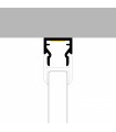 Perfil Aluminio NIBBLE Especial Vitrinas -2 Metros-