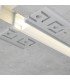 Perfil Aluminio JUT Empotrar Obra -2 Metros-