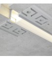 Perfil Aluminio JUT Empotrar Obra -2 Metros-