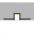 Perfil Aluminio JUT Empotrar Obra -2 Metros-