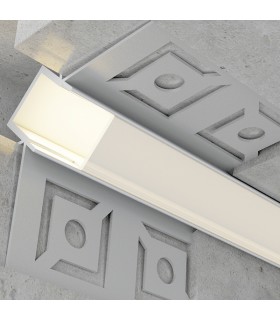 Perfil Aluminio ROLK Empotrar Obra -2 Metros-