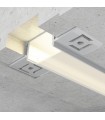 Perfil Aluminio FEAT Empotrar Obra -2 Metros-