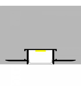 Perfil Aluminio FEAT Empotrar Obra -2 Metros-