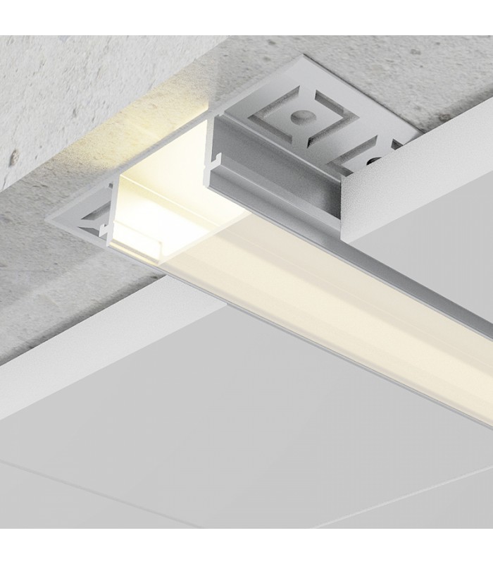 Perfil Aluminio BIRD Empotrar Obra -2 Metros-
