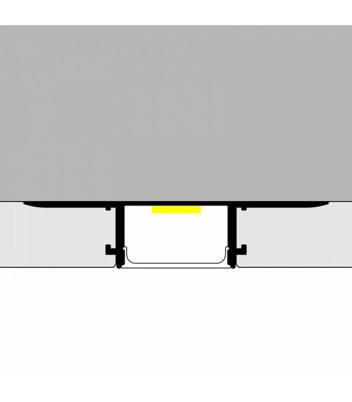 Perfil Aluminio BIRD Empotrar Obra -2 Metros-