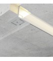 Perfil Aluminio GILG Empotrar Obra -2 Metros-