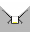 Perfil Aluminio LOR Empotrar Obra -2 Metros-